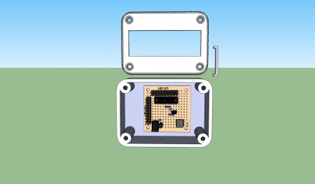3D modelling of the prototype circuit board for the FireFly Mk1